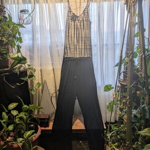 Black and White Women's Jumpsuit